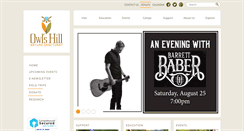 Desktop Screenshot of owlshill.org